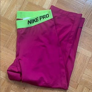 Nike cropped running tights